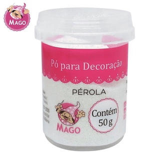 Pó Brilho Mago Pérola  Comestível Corante Para Decoração De Bolo Confeitaria// em Oferta na Shopee