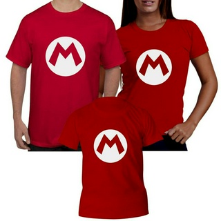 Camiseta Camisas Super Mario Bros Tal mãe Tal Pai tal Filho(a) Monte seu Kit Familia