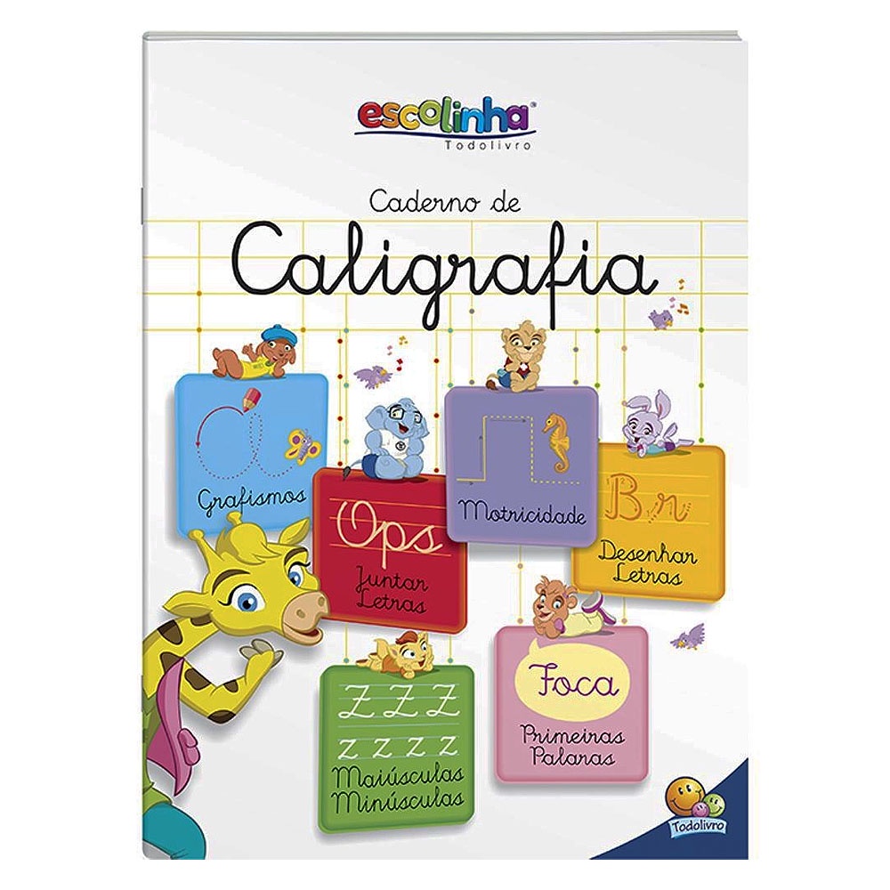 Caderno De Caligrafia Todolivro Shopee Brasil