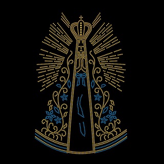 Nossa Senhora - Ref.4350 - aplique strass