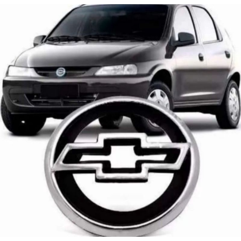 emblema grade frontal linha GM celta modelo ano 1999 até 2001