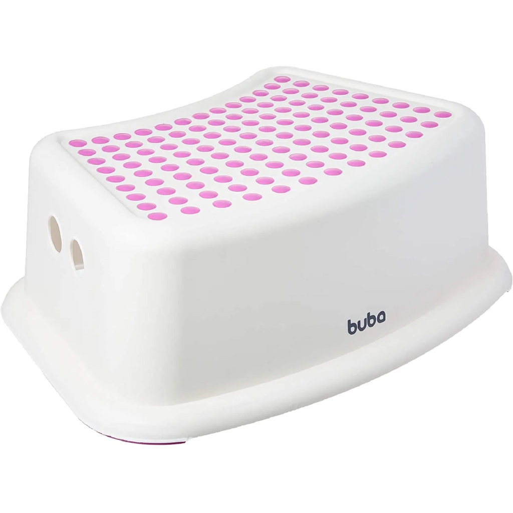 Degrau Infantil Antiderrapante Rosa 7276 - Buba em Oferta na Shopee