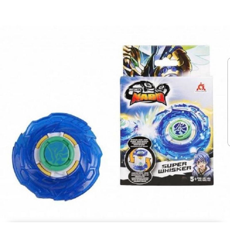 Pião E Lançador Infinity Nado Super Whisker