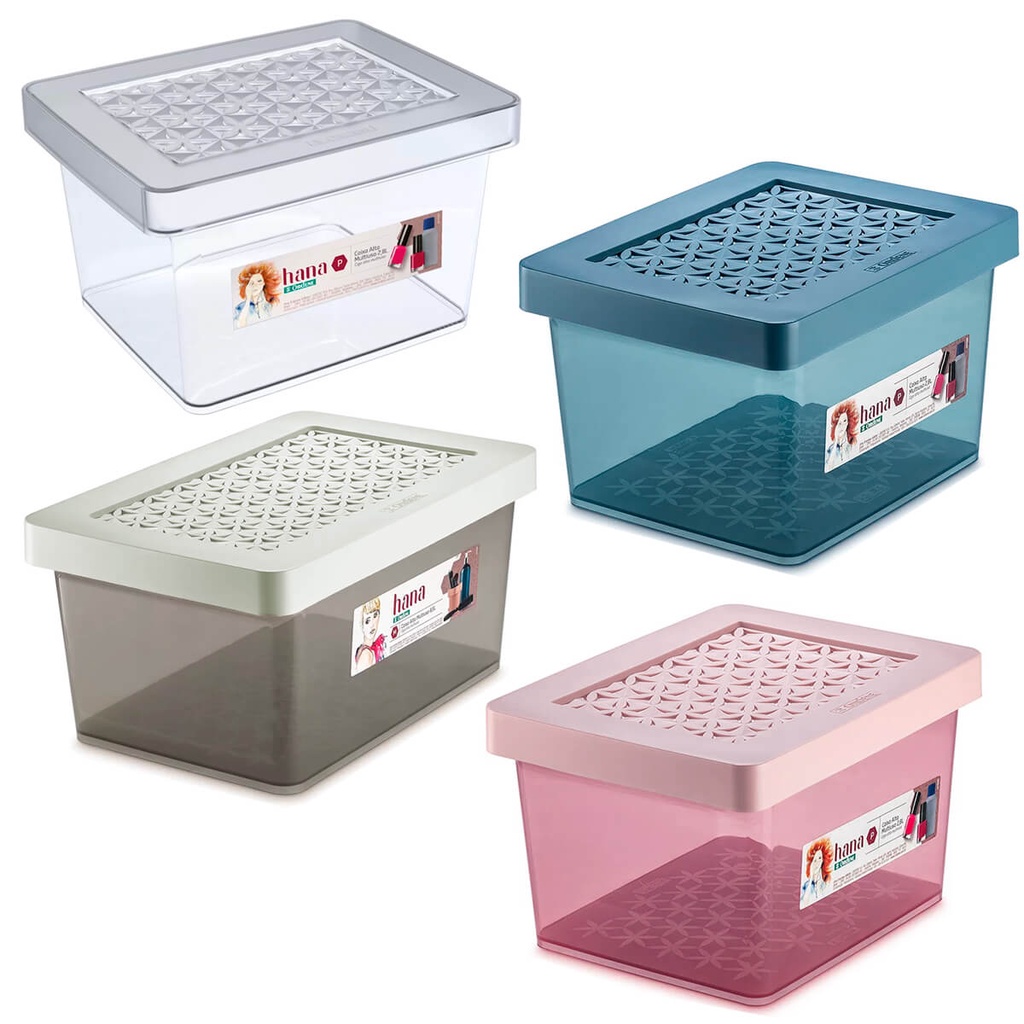 Caixa Organizadora Multiuso Com Tampa Pequena 2,8 litros | Shopee Brasil