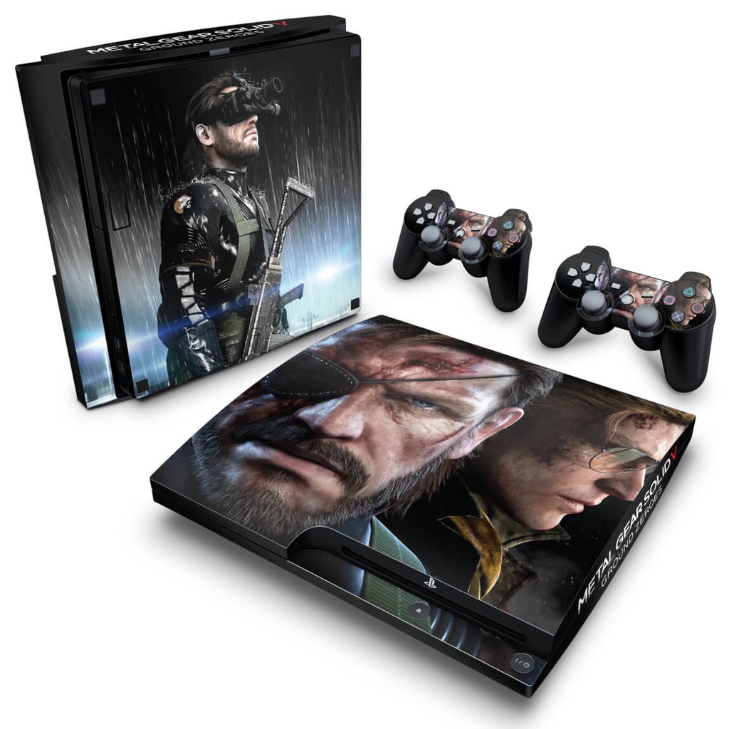 Skin PS3 Slim Adesivo - Metal Gear Solid V