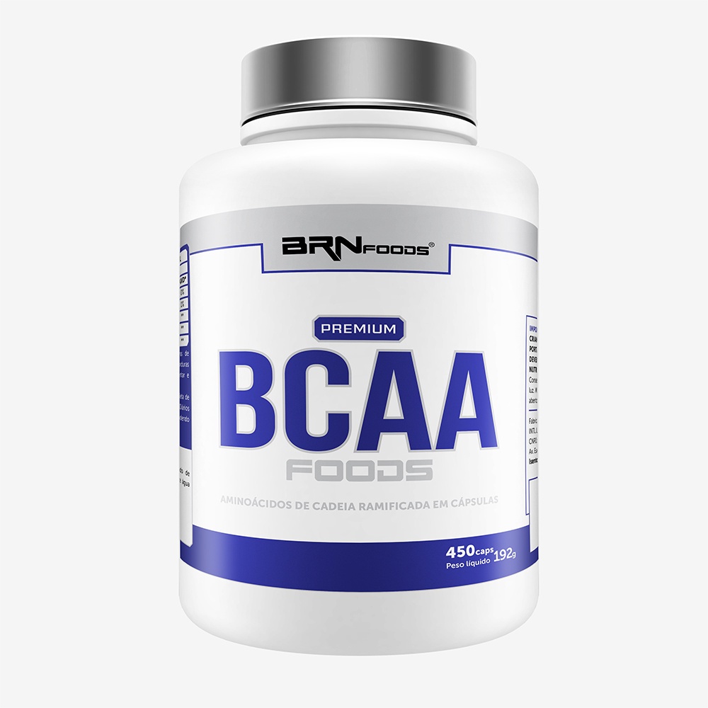 PREMIUM BCAA FOODS - 450 Cápsulas - BRNFOODS - Health