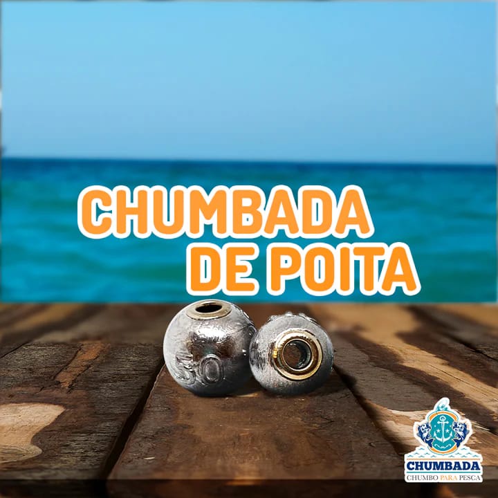 Chumbada Poita Para Pesca  de 15 a 55 gr Chumbada Oficial