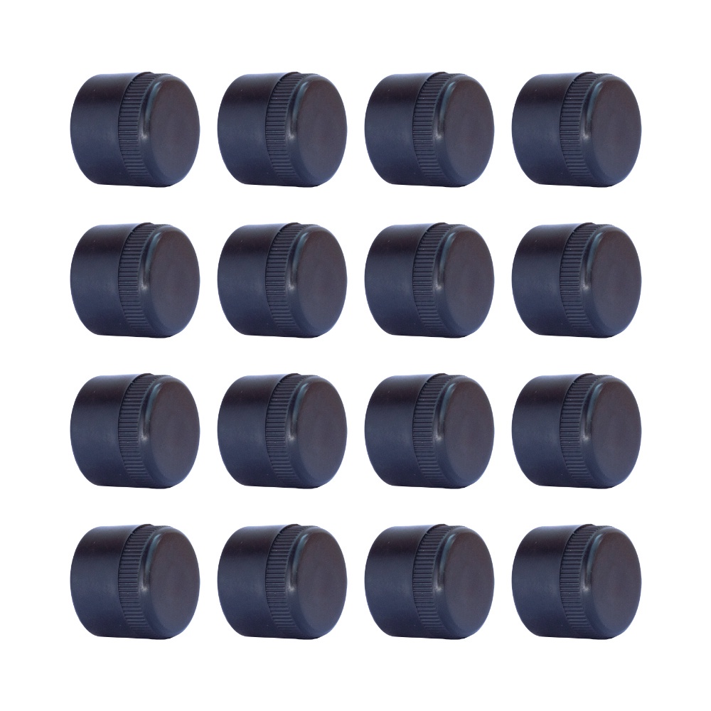Ponteira Protetora Pe Tubular De Cadeira 2,2cm Conjunto 16 Peças