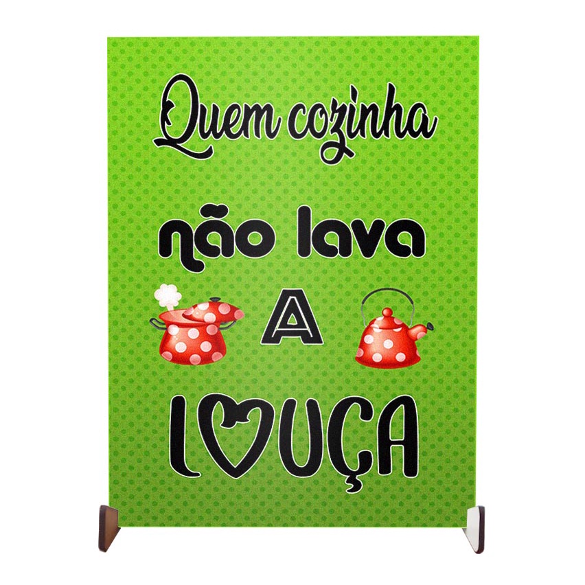 plaquinha decorativa personalizada enfeite para cozinha