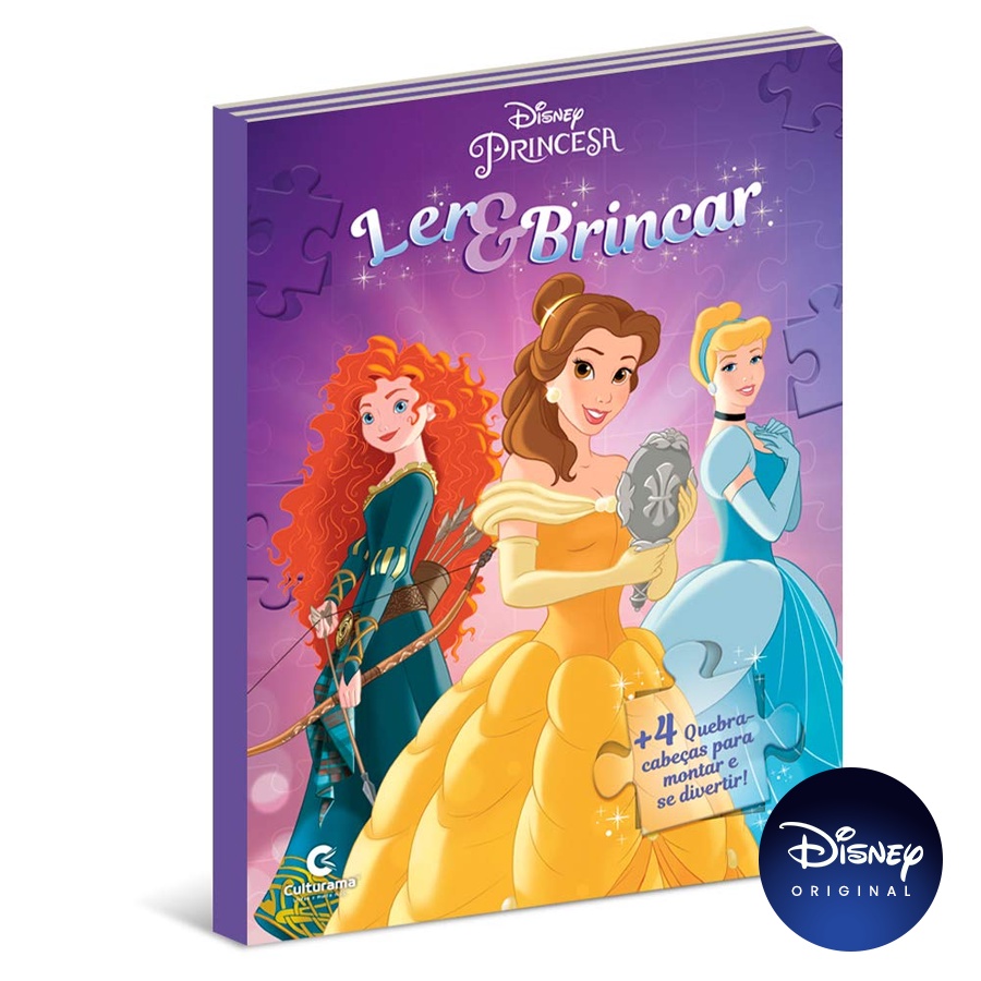 Livro Para Ler e Brincar Princesas - 01 Unidade - Culturama - Rizzo