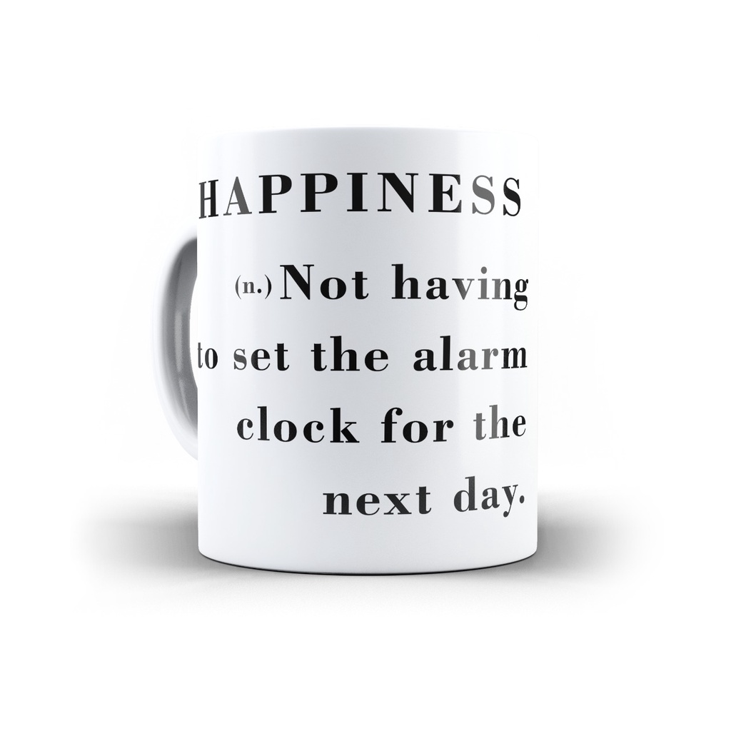 caneca inglês - dicionário happiness