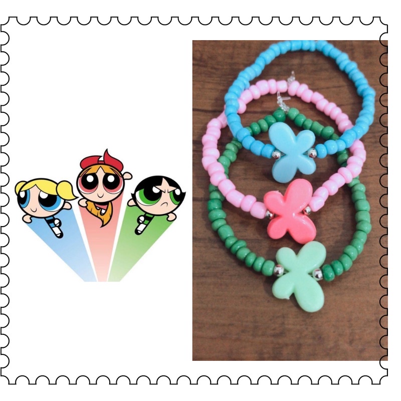 Pulseira da amizade Meninas Super Poderosas