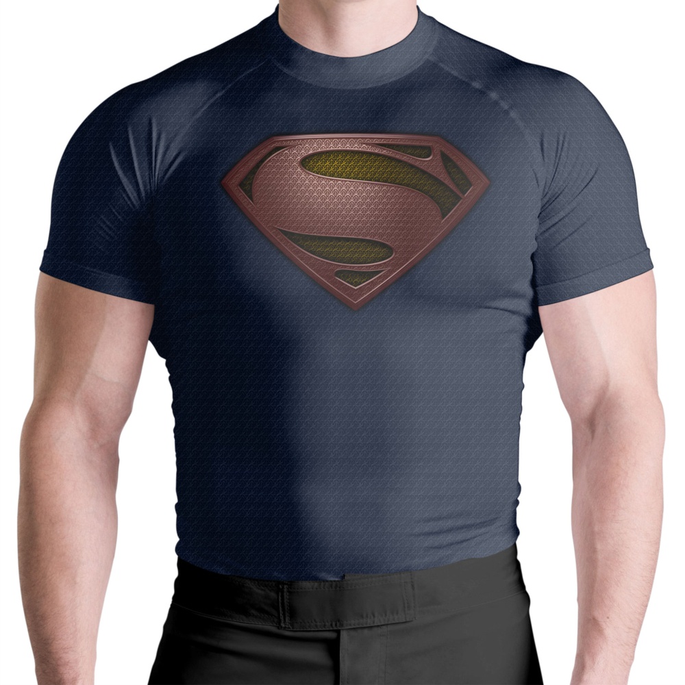 Rash Guard Masculina Camisa Jiu Jitsu No-Gi Super Manga Curta