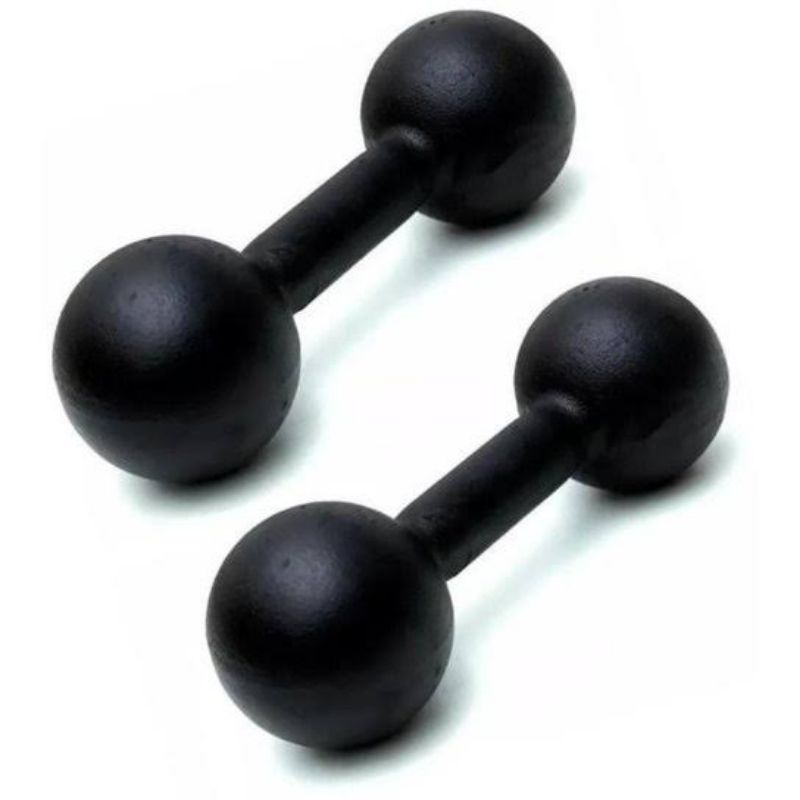 Halter Pintado 2 Kg Treino Em Casa - 2 Unidades