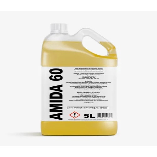 5 Litros Amida 60 Fabricação De Detergente  Melhor Do Brasil