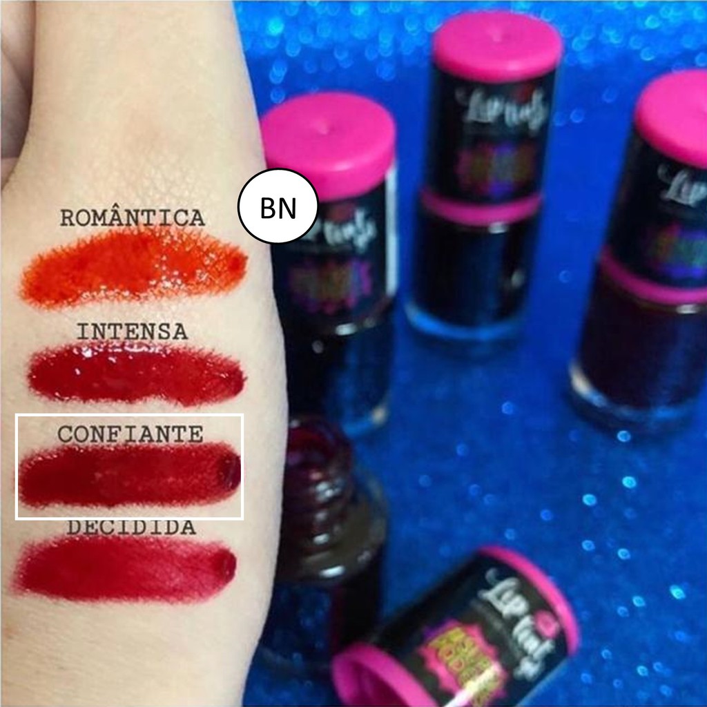 Lip tint super poderes na cor confiante campanha 2021 BeeCost