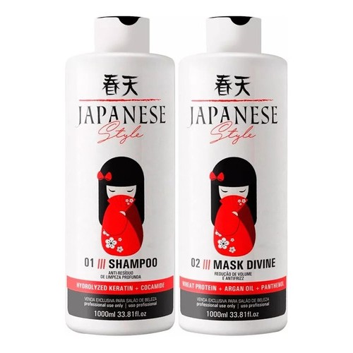 Progressiva Semi Definitiva Japonesa  Style 2x1000ml em Oferta na Shopee