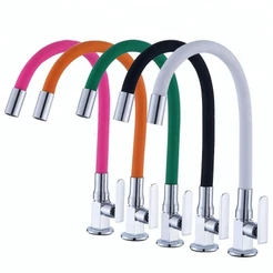 Torneira cozinha gourmet silicone flexível ¼ várias cores