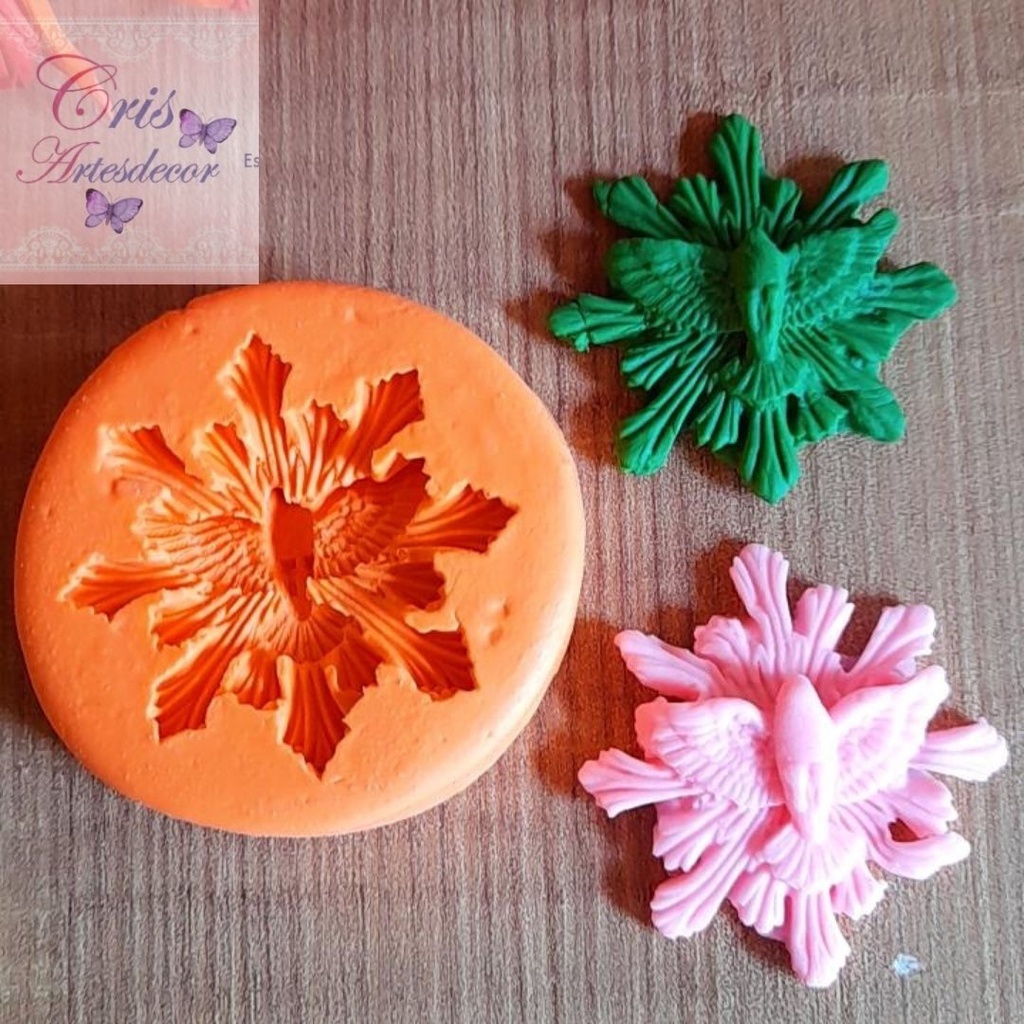 Molde de Silicone Divino Espírito Santo P Religioso - cód M259