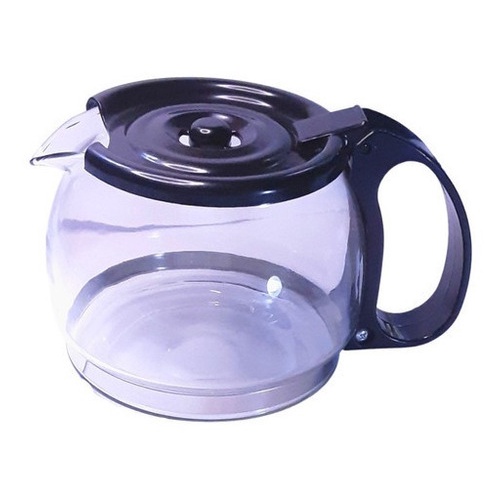 Jarra Copo Cafeteira Dellar Dcm019 Preta Vidro Forte