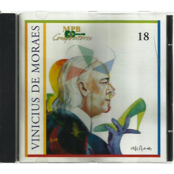 1281 Mcd- Cd Original 1997- MPB Compositores- Nº. 18- Vinicius de Moraes- Musica Popular Brasileira