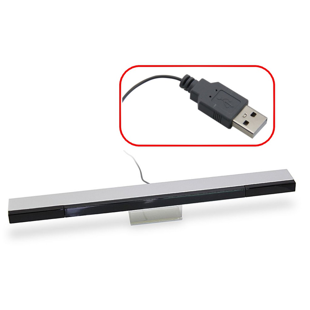 Sensor Bar Barra USB PC Notebook Computador Wiiu Wii U Nintendo ...