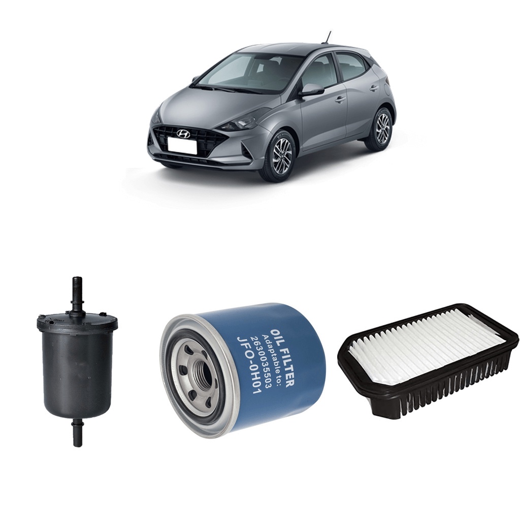 Kit Troca de Filtro Hb20 1.6 16v 2012/2019