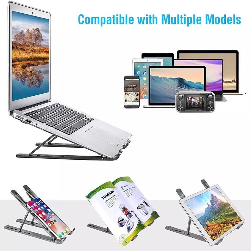 Suporte Dobrável Ajustável Para Laptop Notebook Tablet Universal Portatil