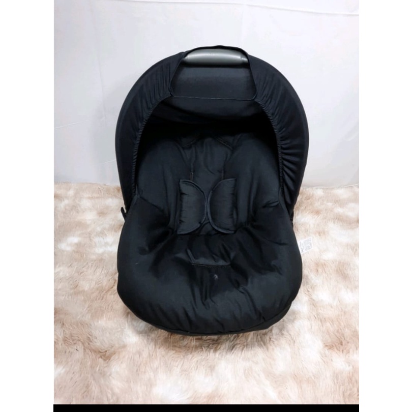 kit capa bebe conforto com capota e protetor de cinto varias cores