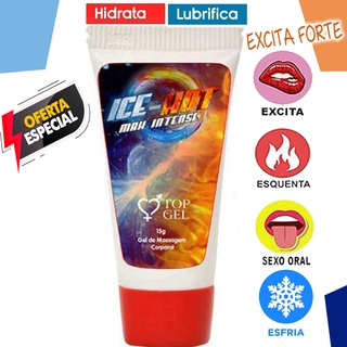 Ice Hot sex Esquenta E Gela Gel Térmico Excitante feminino Beijável 15Ml Topgel sexy shop produtos