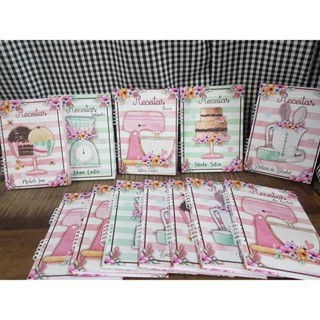 Caderno de Receitas Personalizado 120 páginas em Oferta na Shopee