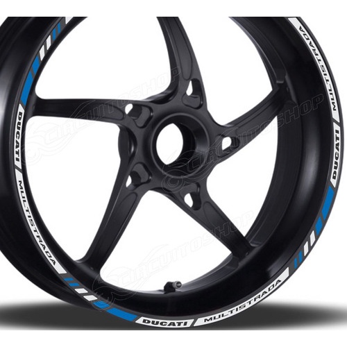 Friso Adesivo Refletivo M2 Roda Moto Ducati Multistrada