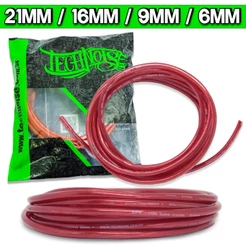 Cabo Fio De Bateria 5 Metros - 21mm 16mm 9mm 6mm - Vermelho Technoise
