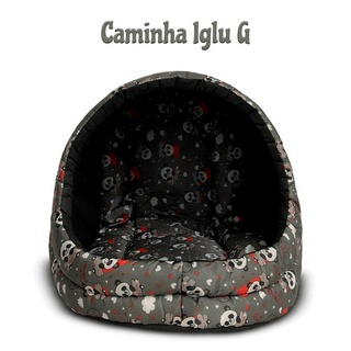 Caminha Iglu Pet para Cachorros Cães e Gatos Grandes - Toca Pet Tam. G