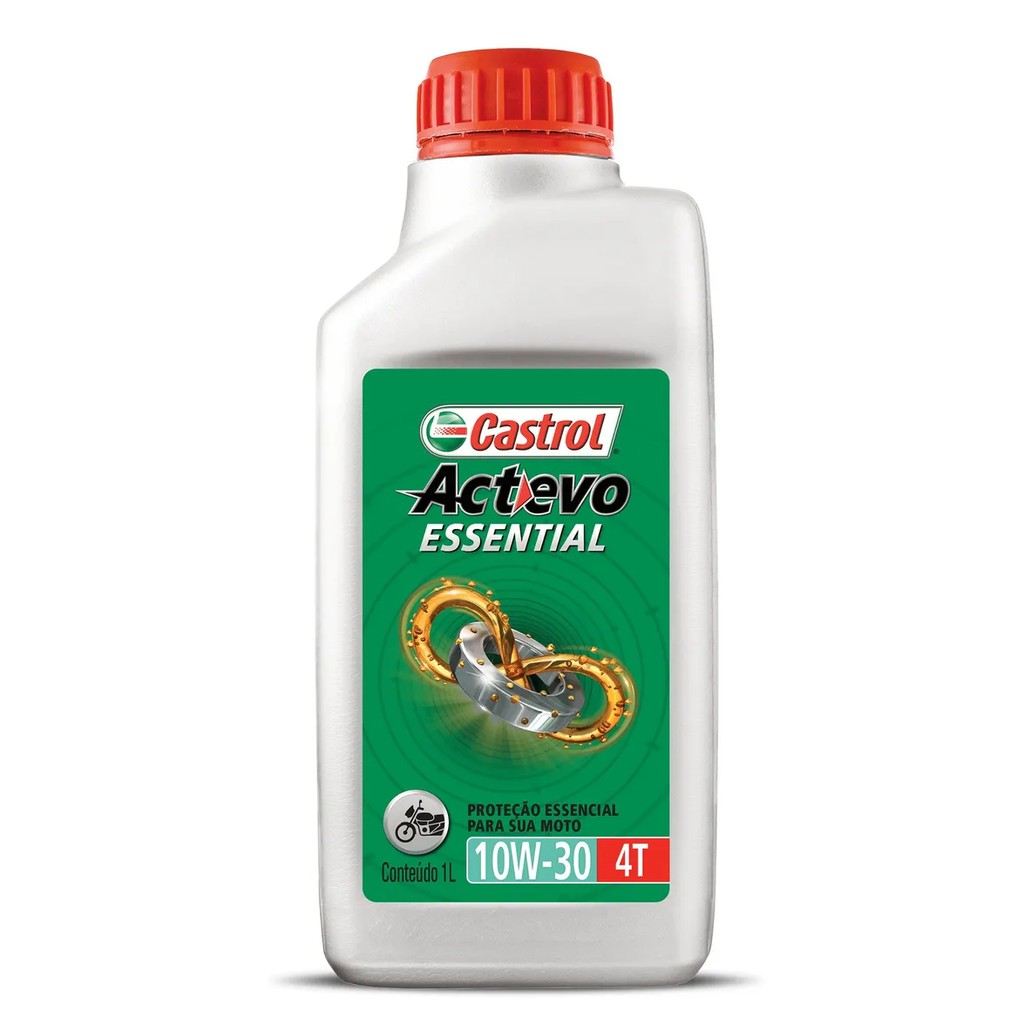 Óleo Castrol 10w30 Mineral Actevo Essential 10w30 4t Cg Titan 160 Fan 160 1 Litro G76