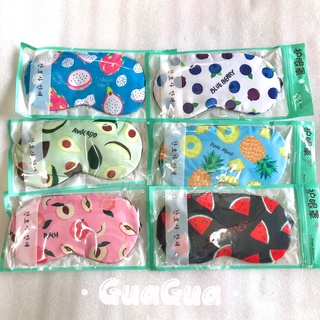 Máscara tapa olho com gel térmico para dormir e descanso estampas