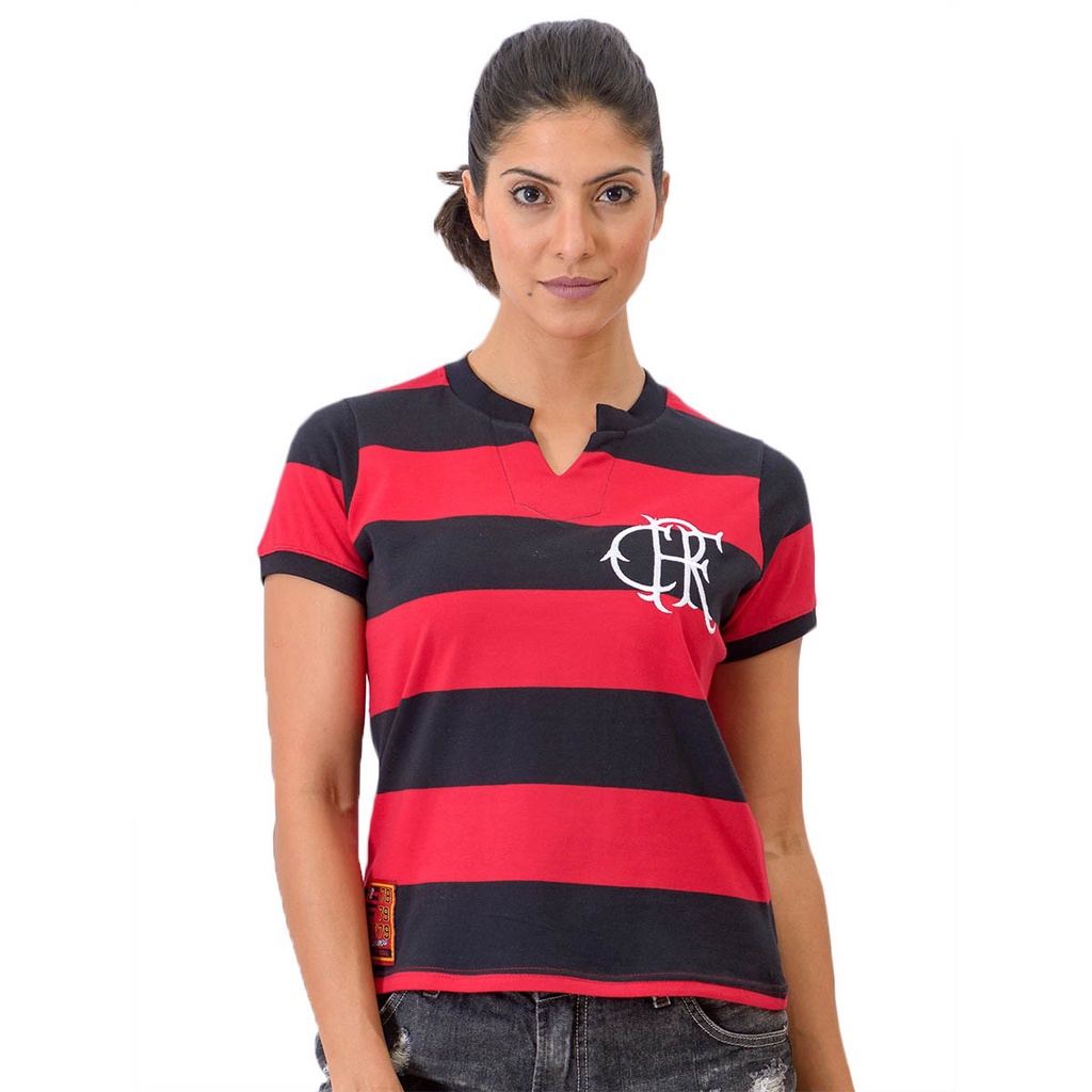Loosen Drill sewing machine Camisa Feminina Flamengo Fla Tri CRF | Shopee Brasil
