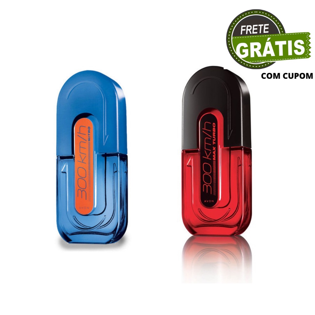 Colônia Masculina 300km/h Avon 100ml em Oferta na Shopee