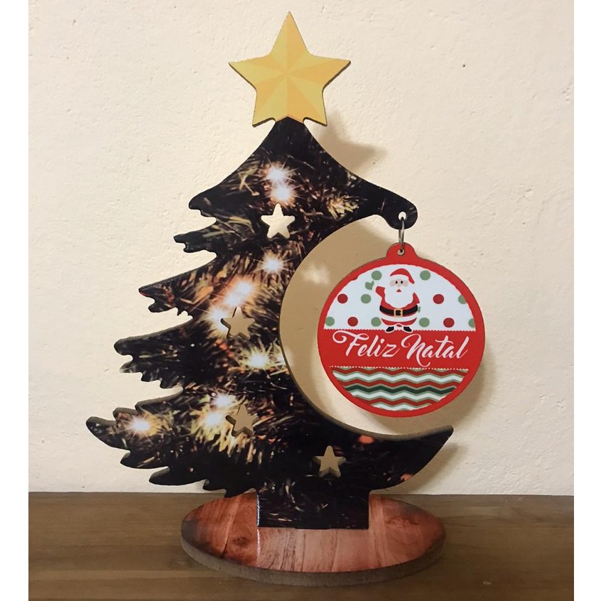 Árvore de natal personalizada, natal, feliz natal, mdf, presente,  artesanato, foto, fotografia, porta retrato | Shopee Brasil