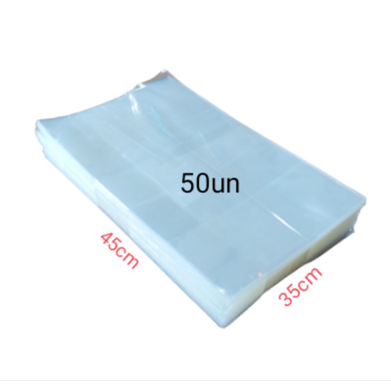 saco plástico reforçado pp 35x45 50un Saquinho plástico