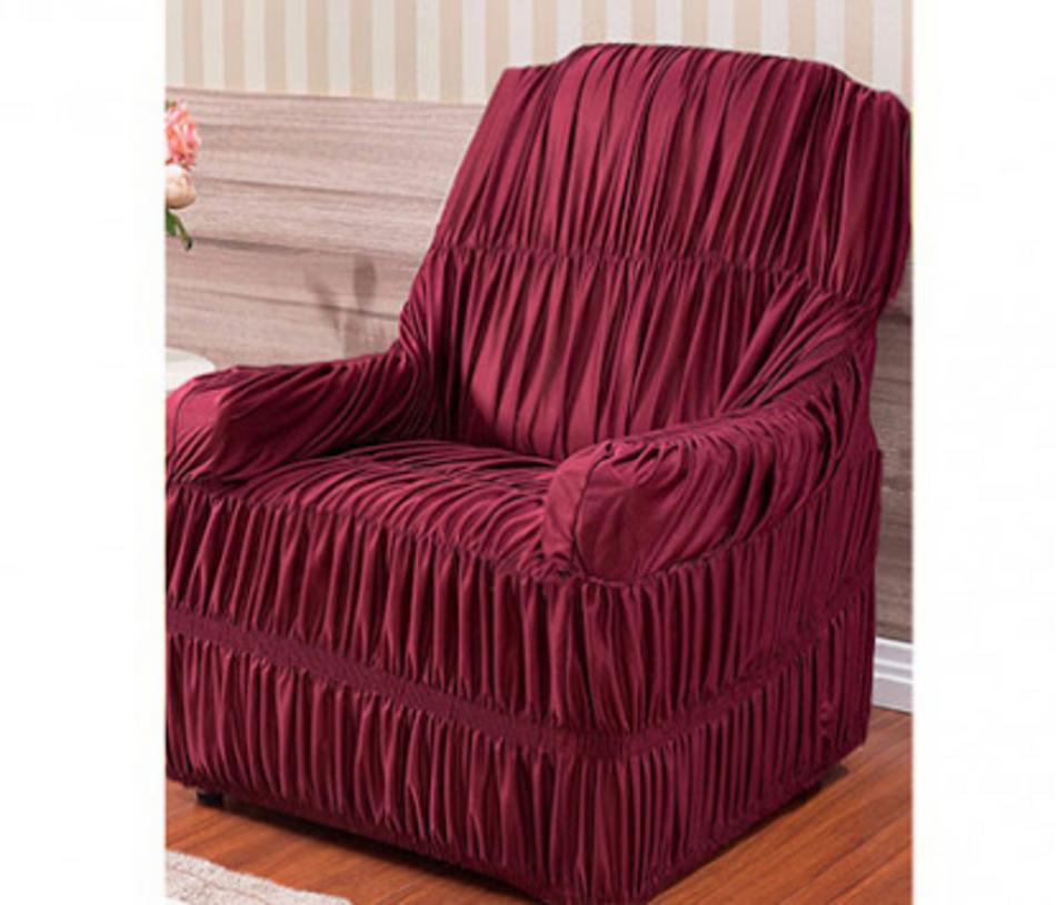 Capa Para Sofa Poltrona Do Papai 21 Elasticos Vinho em Oferta na Shopee