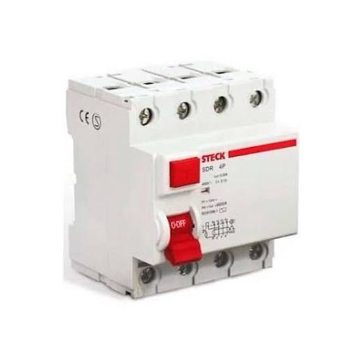 DR interruptor diferencial residual tetrapolar 25A - 40A - 63A - 80A - 100A 30MA fuga de corrente ( disjuntor geral )