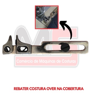 Aparelho Costura Rebater Costura Over na Galoneira/Reta em Oferta na Shopee