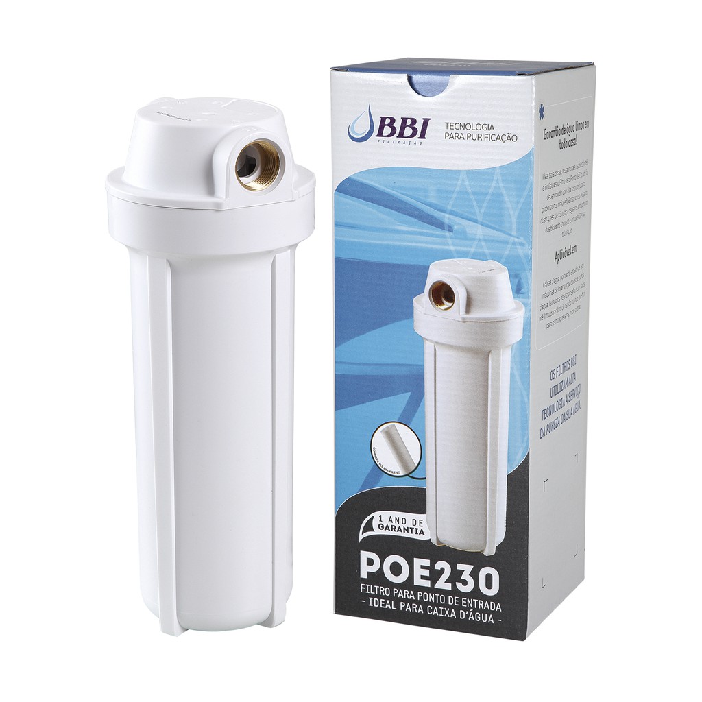 Filtro Agua Bbi Poe 230 1200l/h Ideal Caixa D'água Cavalete