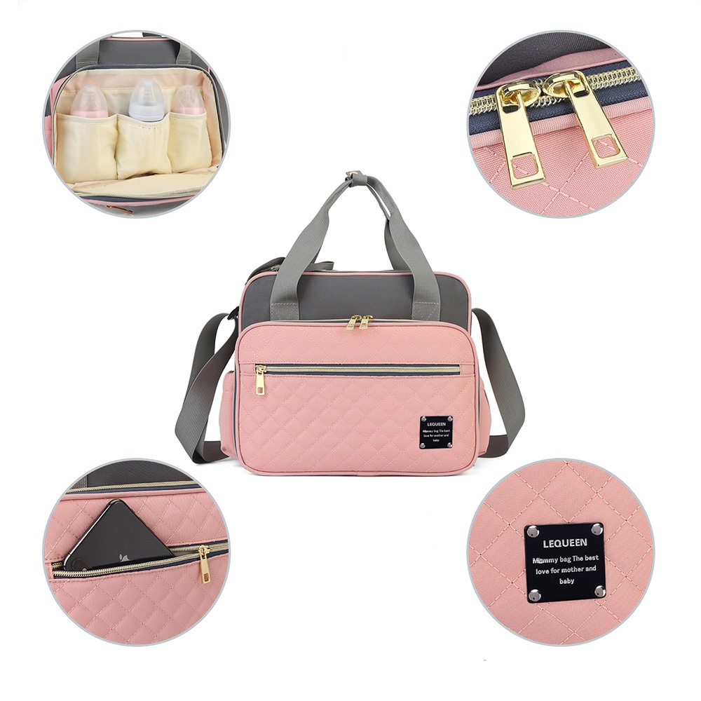 Bolsa Maternidade Lequeen Bebê Viagem Passeio Multifuncional