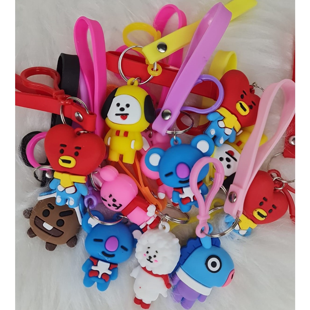 Portachiavi BTS - Set 7 Pezzi Con Tata, Chimmy, Cooky E Altri Personaggi - Foto 12