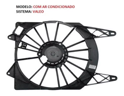 Defletor Radiador Novo Uno Vivace / Way Evo Sistema Valeo