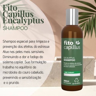 Fito Capillus Eucalyptus Shampoo 250ml Grandha - Shampoo para feridas no couro cabeludo
