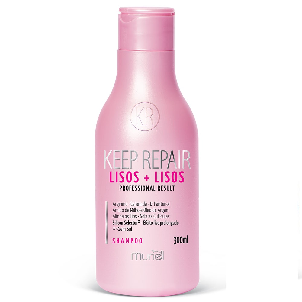 Shampoo Keep Repair Lisos + Lisos 300ml Shopee Brasil