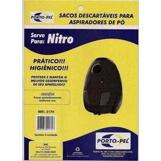 Saco Para Aspirador De Pó Descartável Arno Nitro 3 Unidades